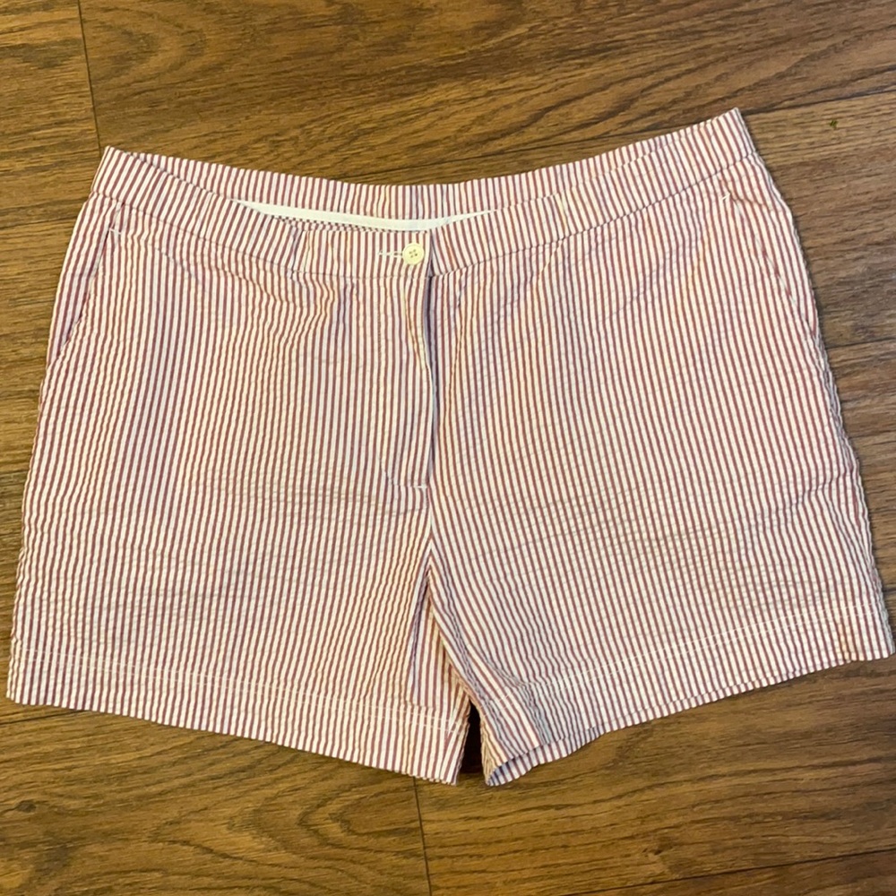 ED Love Striped Drawstring Shorts Size Large